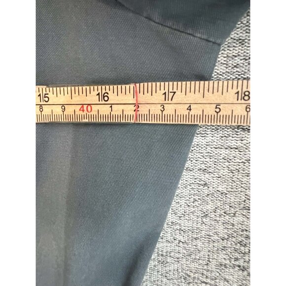 Gap Parka Jacket Women XS Pockets Denim Zip Up Long Sleeve 100% Cotton Gray - Picture 7 of 12